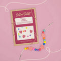 Make Your Own Wooden Bead Heart Bracelet Kit