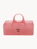 Glitter Storage Organiser with Handle Sparkling Blue