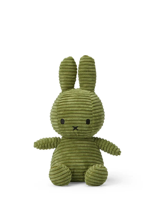 Olive Green Corduroy Rabbit Soft Toy 23cm
