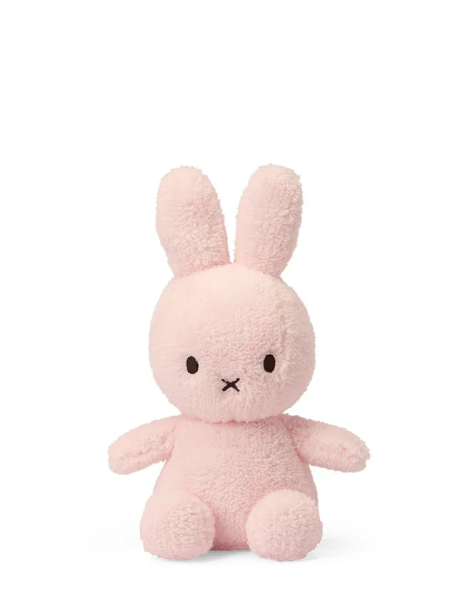 Light Pink Terry Cloth Rabbit Soft Toy 23cm