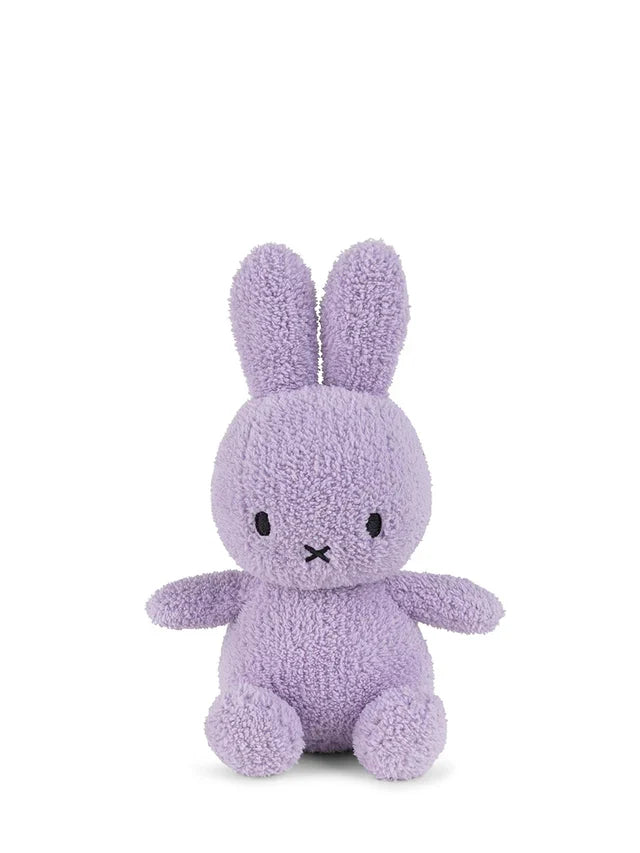 Lilac Terry Cloth Rabbit Soft Toy 23cm