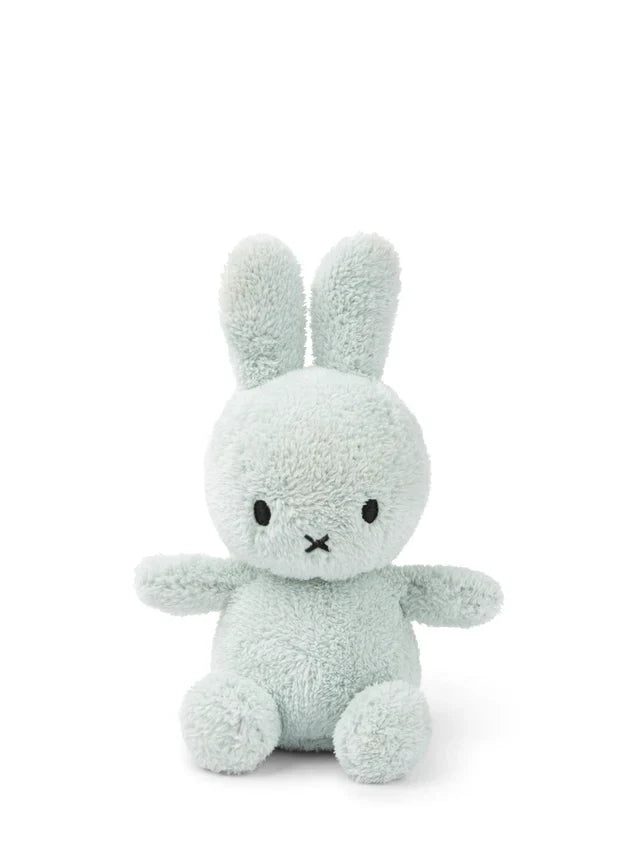 Soft Green Terry Cloth Rabbit Soft Toy 23cm