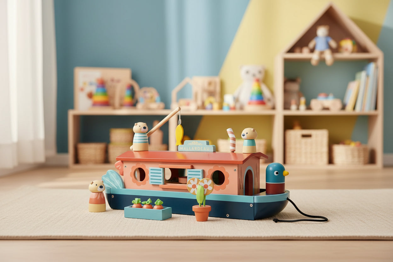 Wooden Garden Design Toy 64 Piece Landscape Kit