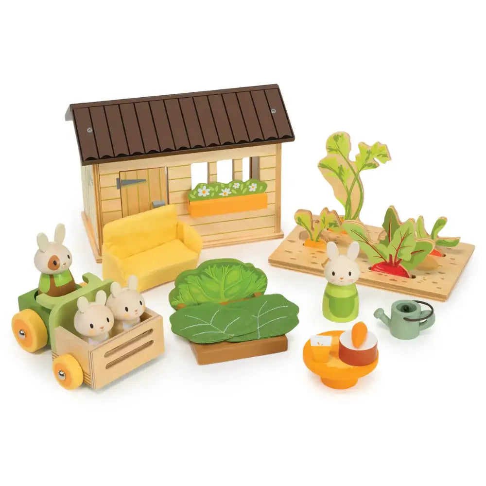 Robin Nest Box Wooden Mini Dollhouse Toy Age 3 Plus