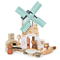 Bunny Family Vegetable Garden Wooden Dollhouse Toy