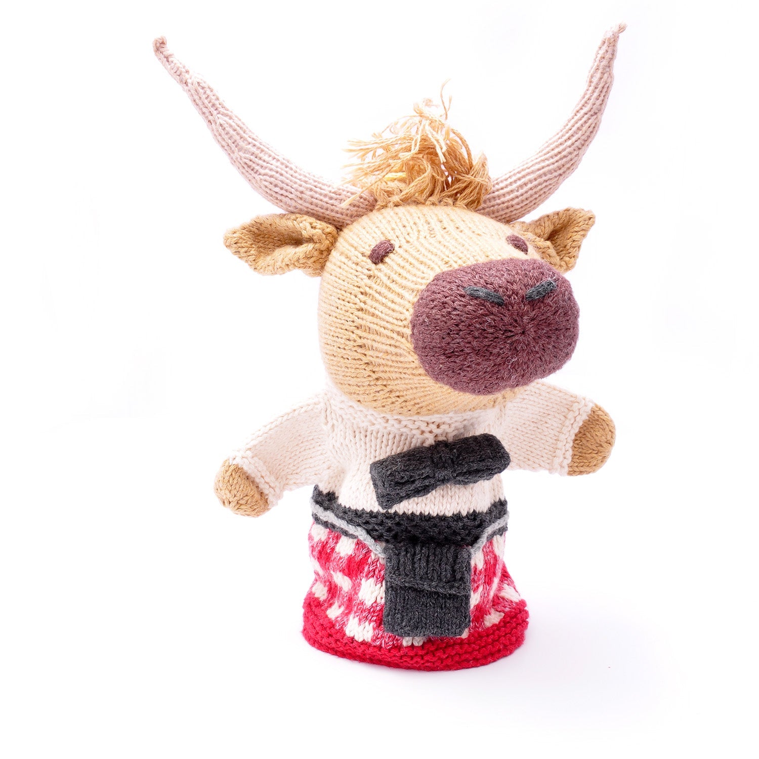 Chunki Chilli: Scottish Highland Cow In Red kilt