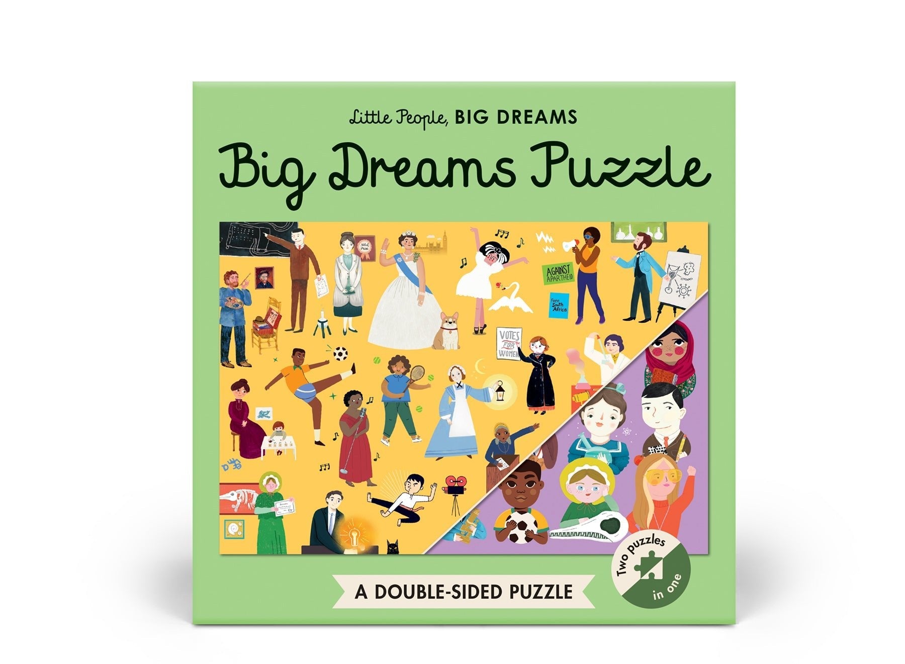 100 Piece Double Sided Educational Jigsaw Puzzle