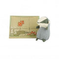 Badger Soft Toy in Illustrated Keepsake Box